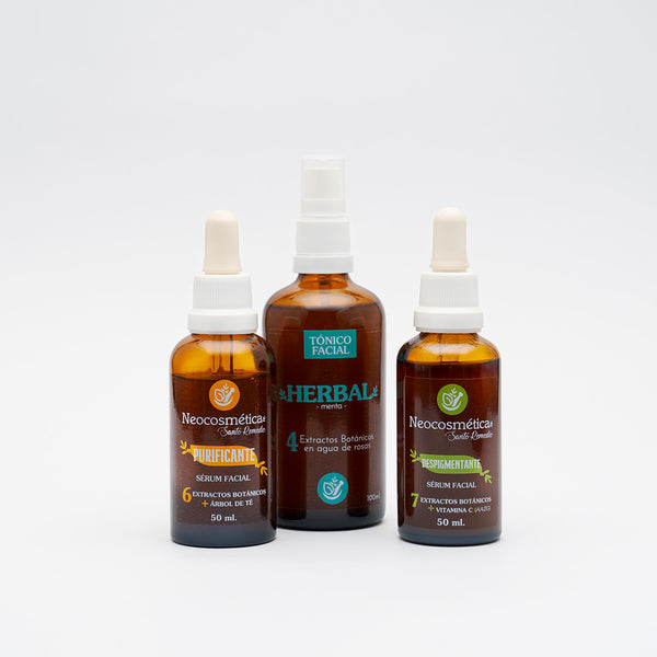 Kit facial para piel con acné