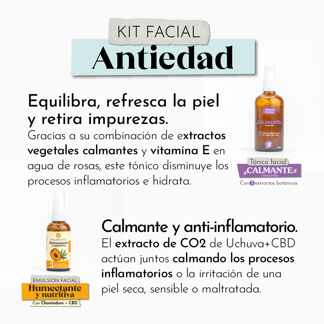 Kit Antiedad o piel seca sensible