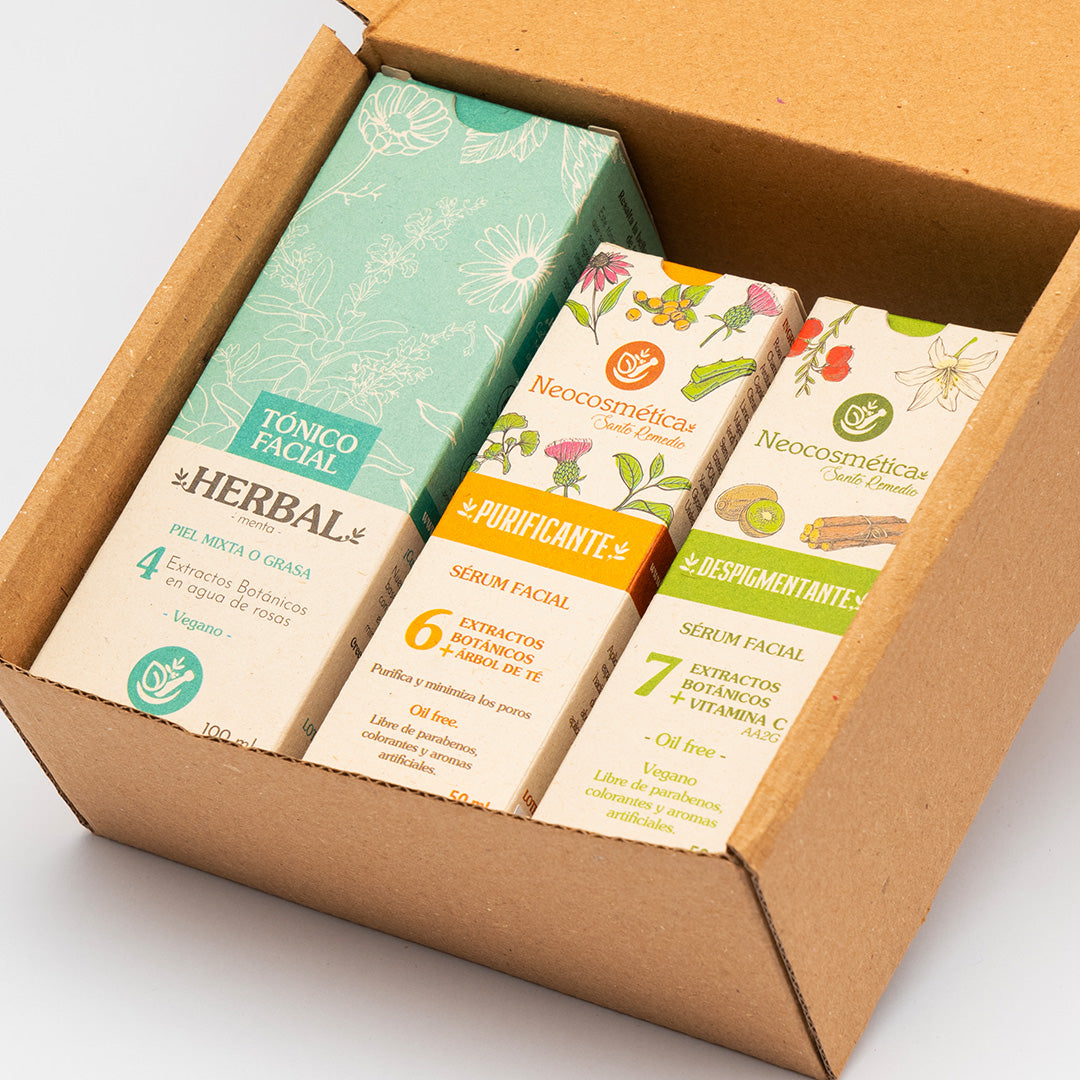 Kit facial para piel con acné