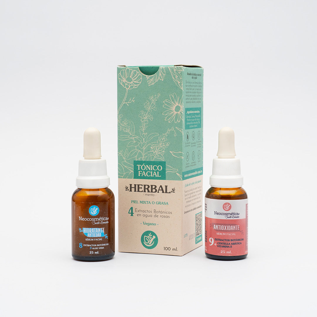 Kit  facial para piel normal