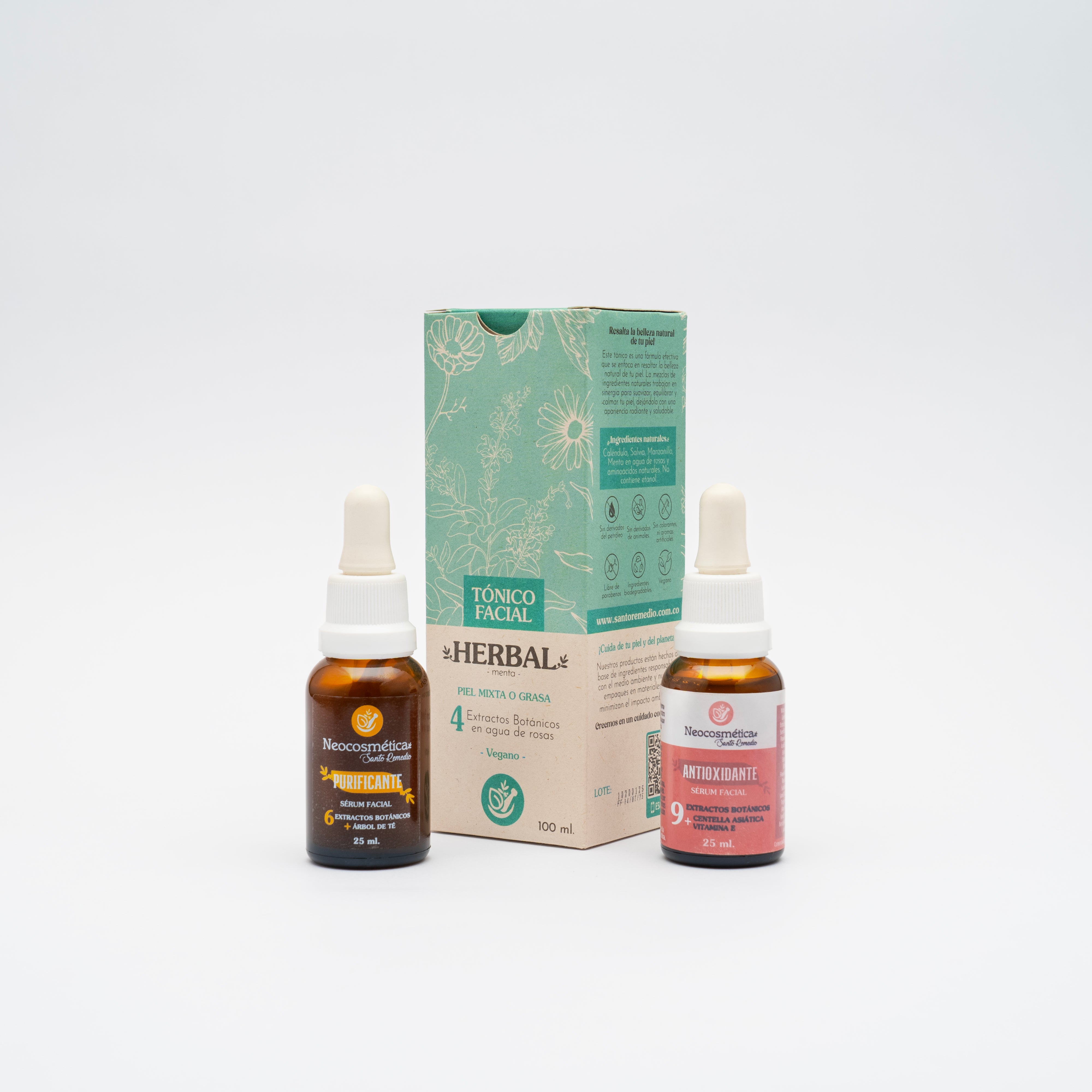 Kit facial para piel grasa