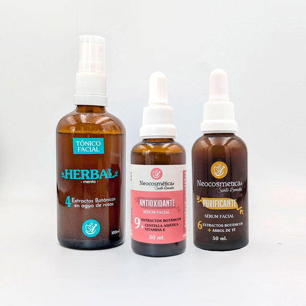 Kit facial para piel grasa