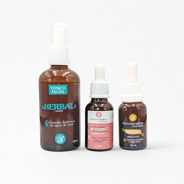 Kit facial para piel grasa