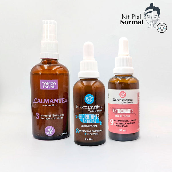 Kit  facial para piel normal
