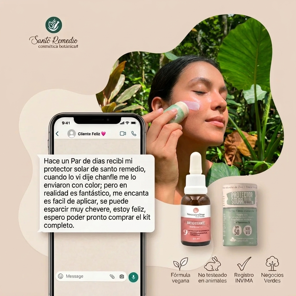 Protector Solar Facial en Barra SPF 50+ | 100% Mineral x 20 gr