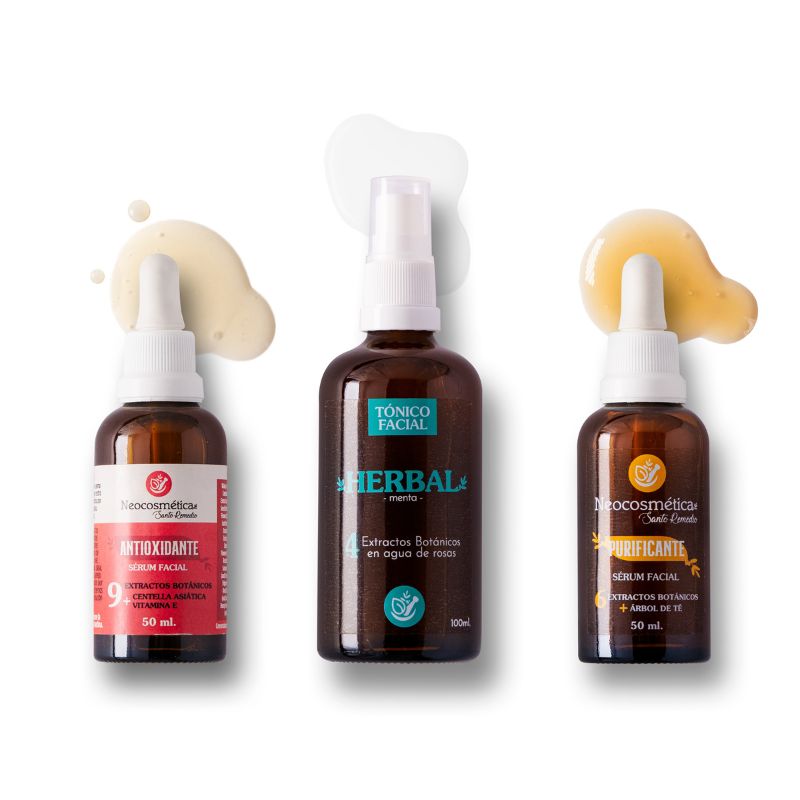 Kit facial para piel grasa