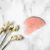 Piedra de Gua sha Cuarzo rosa