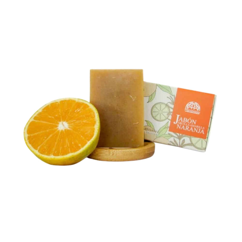 JABON DE NARANJA Y ARCILLA AMARILLA